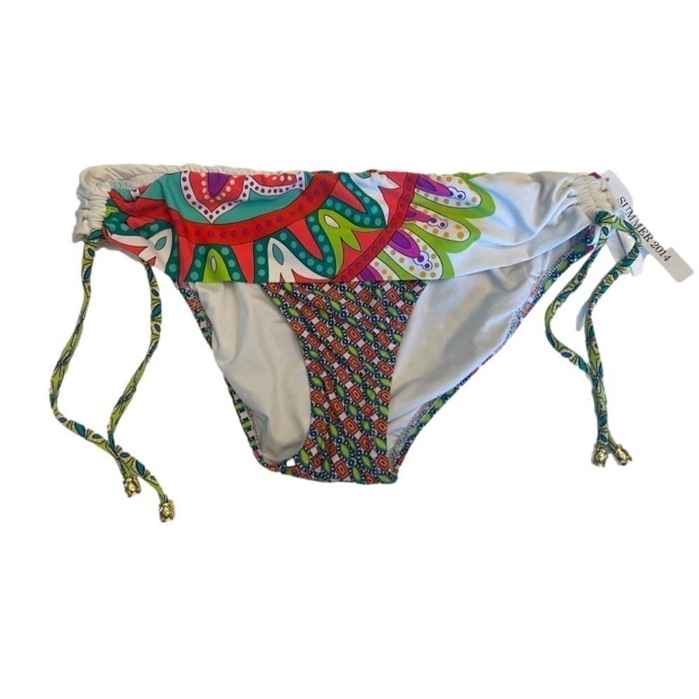 Trinia Turk Women’s Multicolor Kaleidoscope Bikini Bottom Size 8